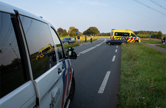 Kop-staartbotsing Terborgseweg Breedenbroek