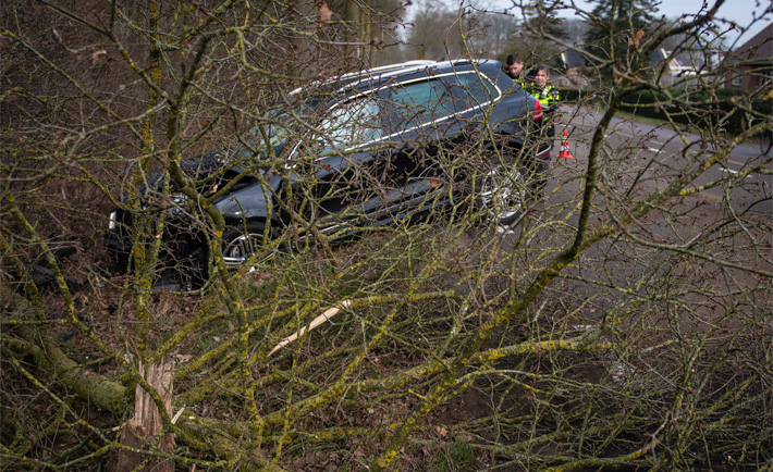 Eenzijdig ongeval Aaltenseweg Dinxperlo