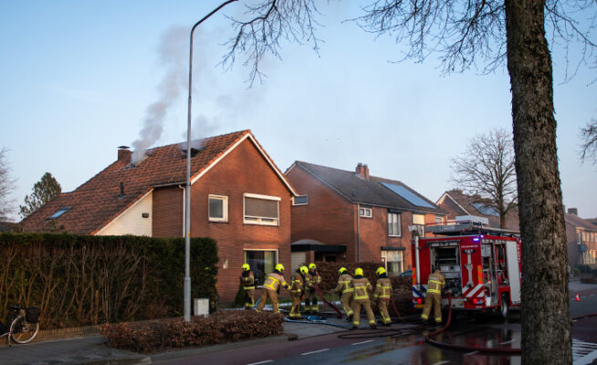 Brandweer Dinxperlo - Woningbrand Terborgseweg Dinxperlo