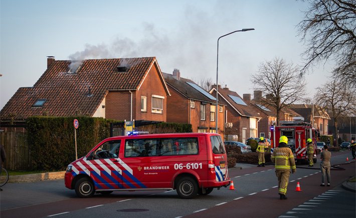 Brandweer Dinxperlo - Woningbrand Terborgseweg Dinxperlo